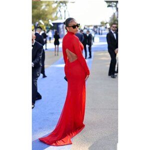 Luxury Sexy Designer Runway Party Prom Evening Glamorous Bodycon Glam Gown Dress